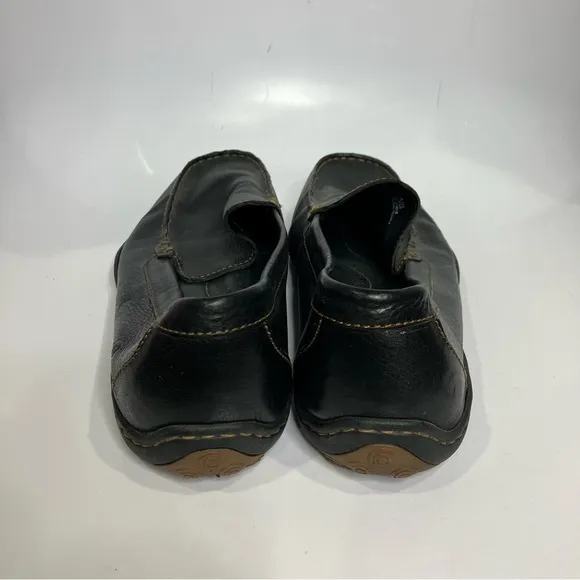 Born black leather loafers size 14