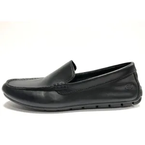 Born Men’s Allan Black Leather Slip-On Loafers, Size 10 M
