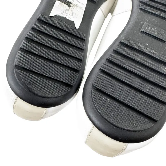 BOSS Hugo Boss Italian Portobello Leather Suede Sneakers White Size 10 WORN ONCE