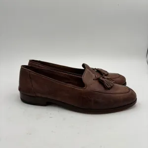 Bragano by Cole Haan Men’s 9 Brown Leather Tassel Loafers