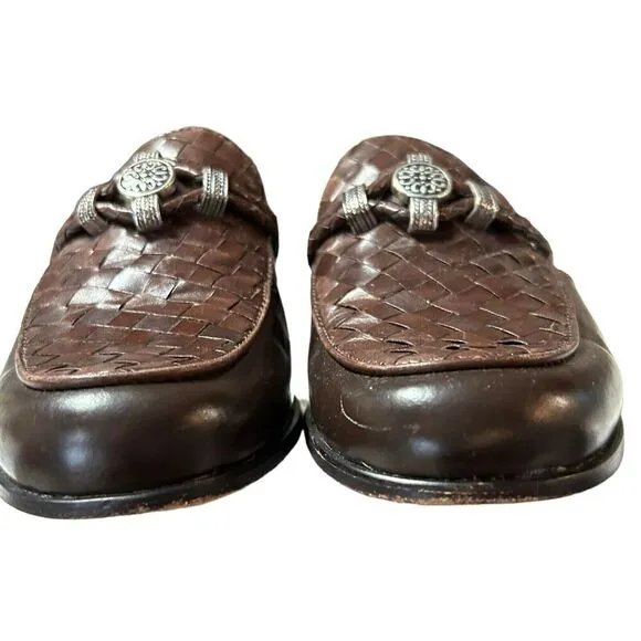 Brighton Holland Brown Open Side Loafers size 5.5M