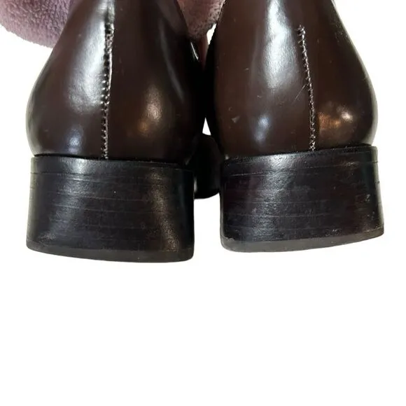 Brighton Holland Brown Open Side Loafers size 5.5M