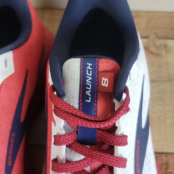 Brooks 8 NEW Launch Texas Flag USA Star Red White Blue Running Shoes Sneakers