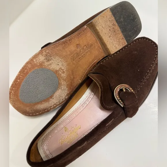 Brooks Brothers Handmade Italian Suede Leather Loafers – Women’s 9 – Gently Used