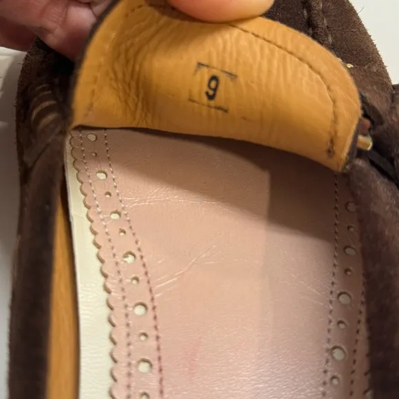 Brooks Brothers Handmade Italian Suede Leather Loafers – Women’s 9 – Gently Used