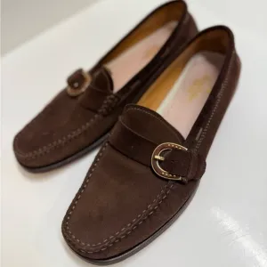 Brooks Brothers Handmade Italian Suede Leather Loafers – Women’s 9 – Gently Used