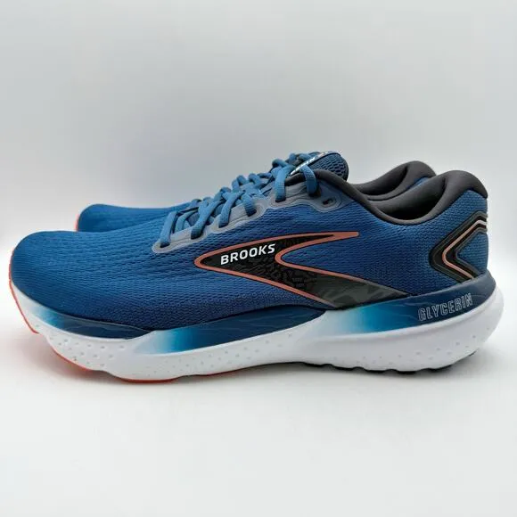 Brooks Mens Glycerin 21 Running Sneakers US 13 Wide EU 47.5 Blue Athletic EUC