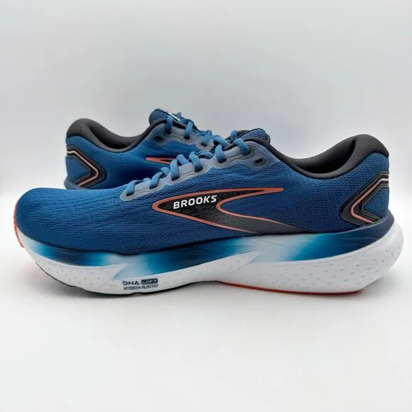 Brooks Mens Glycerin 21 Running Sneakers US 13 Wide EU 47.5 Blue Athletic EUC