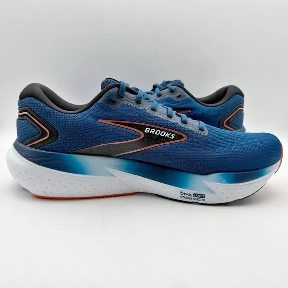 Brooks Mens Glycerin 21 Running Sneakers US 13 Wide EU 47.5 Blue Athletic EUC