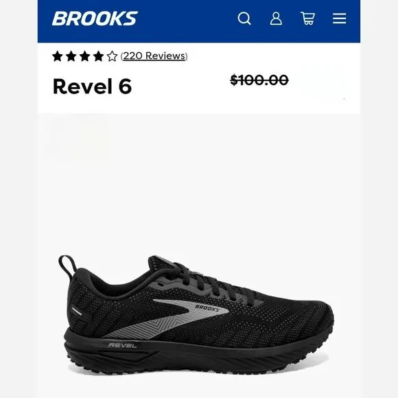 Brooks Men's Revel 6 Running Sneakers