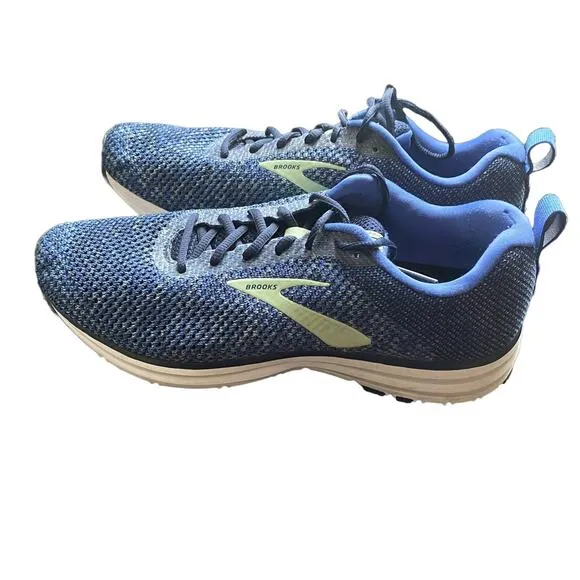 Brooks Womens Size 11 Transmit Energize Neutral Blue Running Lace-Up Sneakers