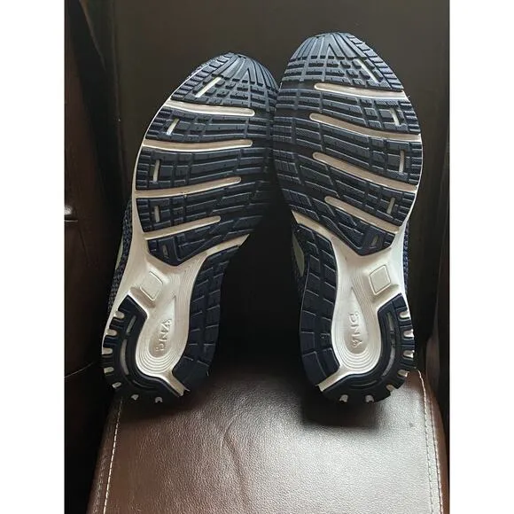 Brooks Womens Size 11 Transmit Energize Neutral Blue Running Lace-Up Sneakers