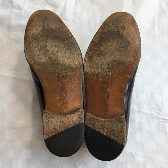 Bruno Magli Brown Leather Totus Tassel Loafers, 9.5W