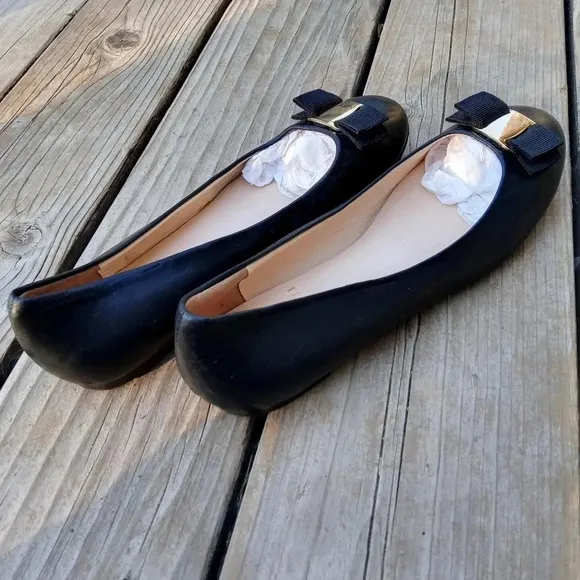 Bruno Magli NWT $325 Mina Bow Ballet Flats