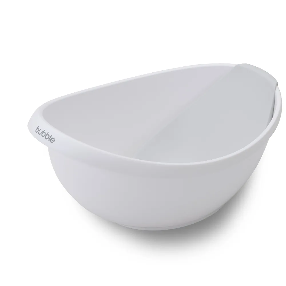 Bubble Cuddle Bath with Bath Seat - White