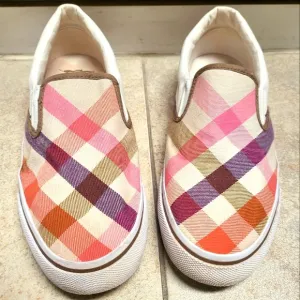 BURBERRY Signature Print slip on loafer sneakers
