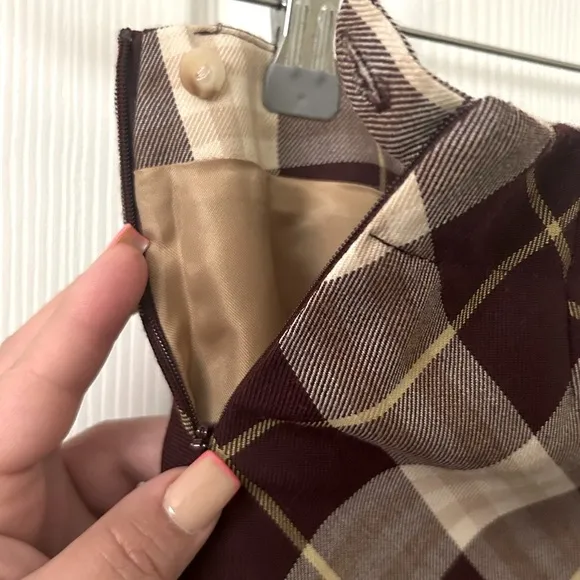 Burberry vintage children’s checkered skirt s/5T