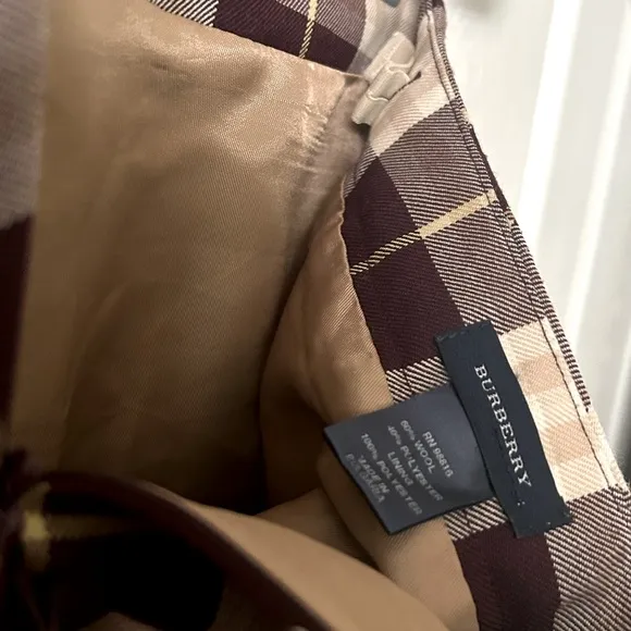 Burberry vintage children’s checkered skirt s/5T