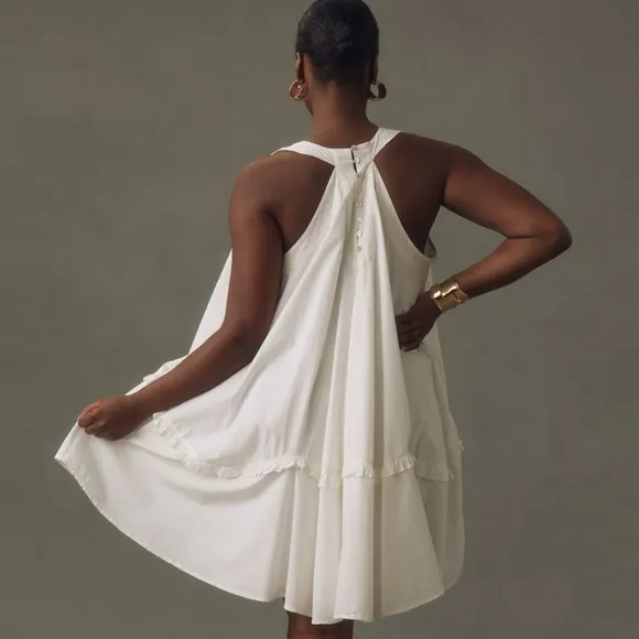By Anthropologie V-Neck Swing Tunic Dress