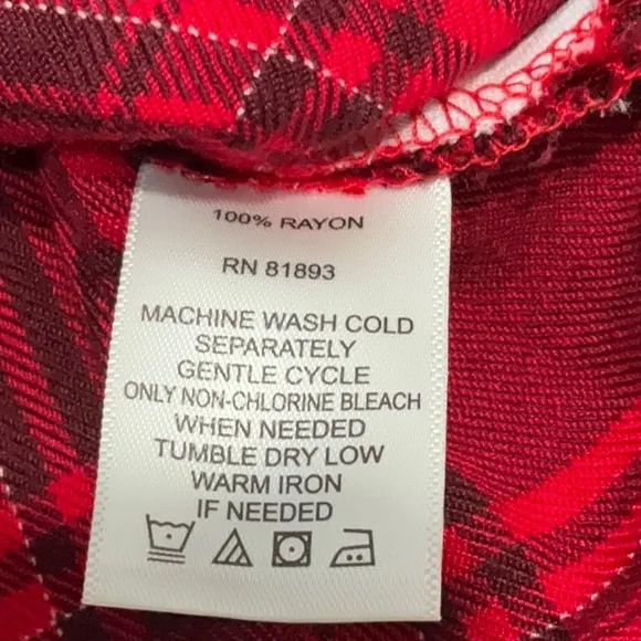 C. Wonder Plaid Shirt Dress EUC