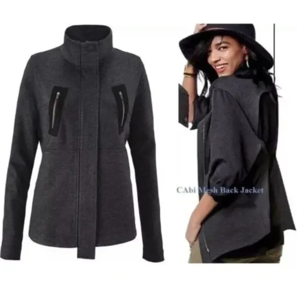 Cabi &quot;Love, Carol&quot; Special Collection Mesh Back Utility Jacket