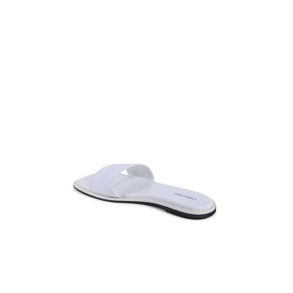 Calvin Klein Womens Sandal White HW0HW01989YBR