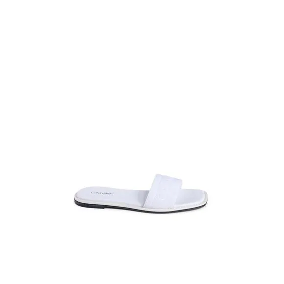 Calvin Klein Womens Sandal White HW0HW01989YBR