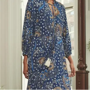 Cara Cara Tanglewood Dress Batik Navy