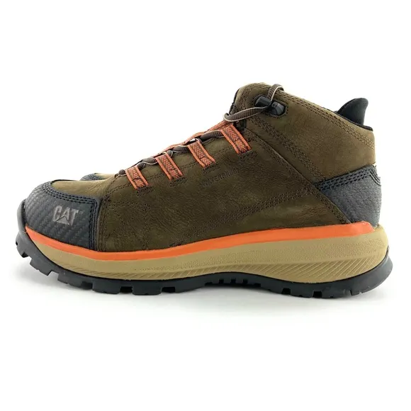 Caterpillar Men's Utilize Wp Alloy Toe Brown Boots