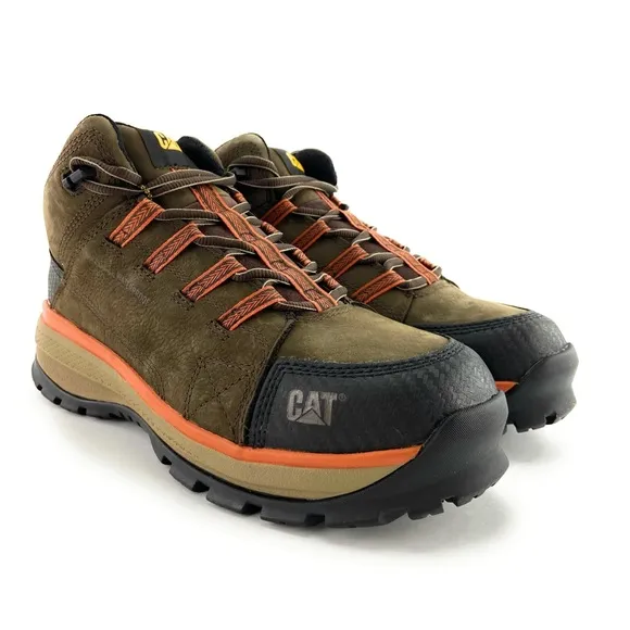 Caterpillar Men's Utilize Wp Alloy Toe Brown Boots