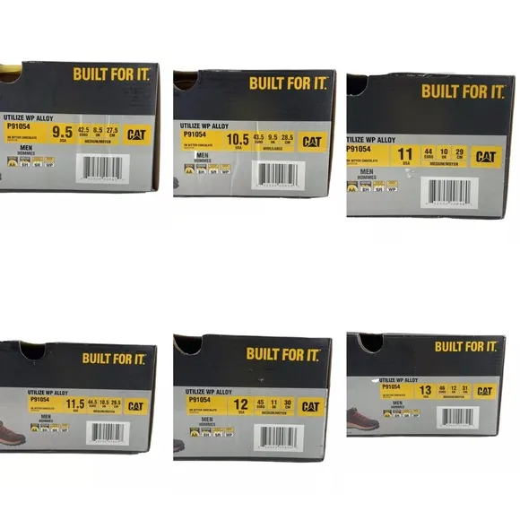 Caterpillar Men's Utilize Wp Alloy Toe Brown Boots