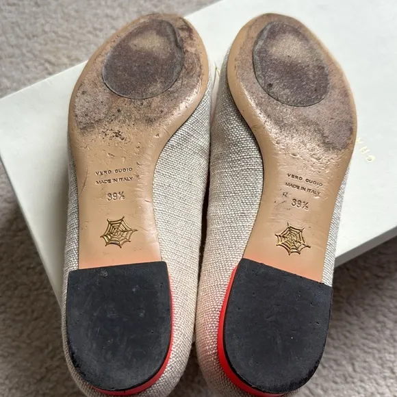 CHARLOTTE OLYMPIA “Sun kissed” kitty flats
