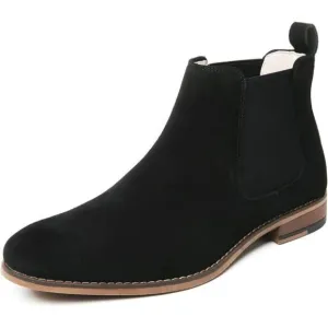 Chelsea Boots Men Classic Elastic Dress Boots Casual Men's Chelsea Ankle Boots