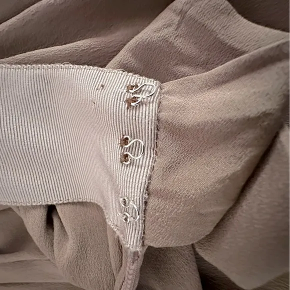 Chloé Brown Silk Skirt 🇫🇷
