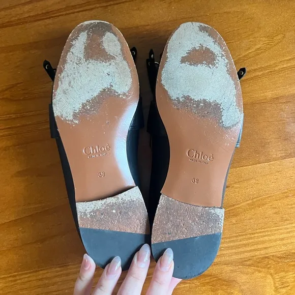 Chloé Olly Leather Fringe Loafers