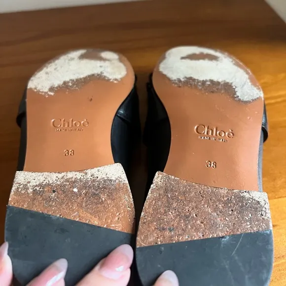 Chloé Olly Leather Fringe Loafers