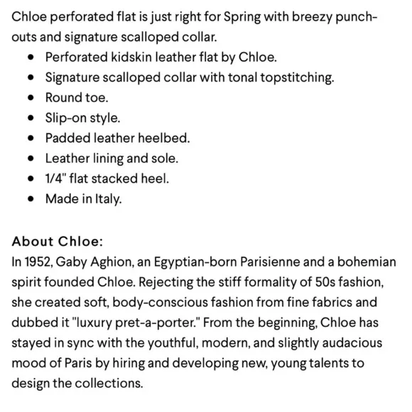 🔸Chloe flats E1