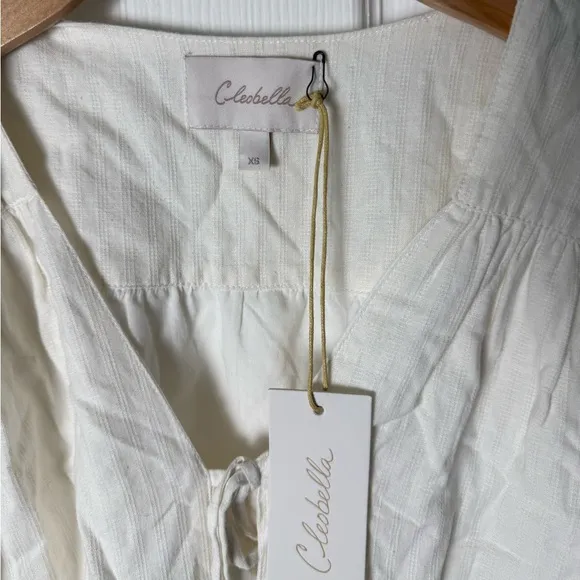 Cleobella Fiona Mini Dress Ivory XS