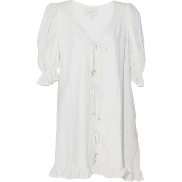 Cleobella Fiona Mini Dress Ivory XS