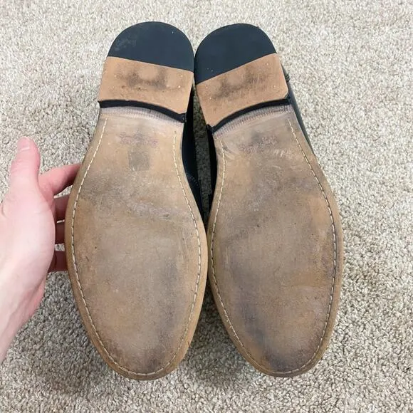 Coach Black Leather Penny Loafers Men's Size 10.5 EUC