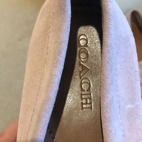 Coach Light Pink Flats