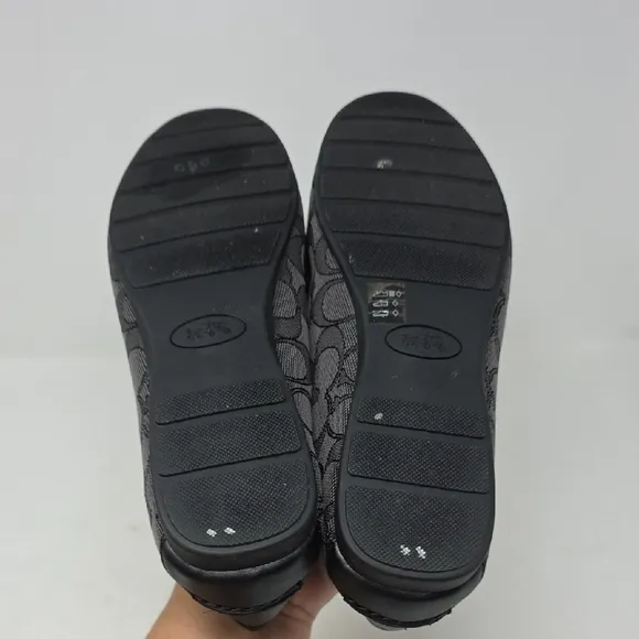 Coach Olive Signature Logo Women's Black Loafers Women's 8.5
