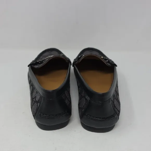 Coach Olive Signature Logo Women's Black Loafers Women's 8.5