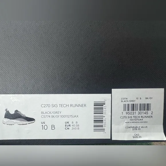 Coach Women’s C270 Sig Tech Runner Sneakers size 10