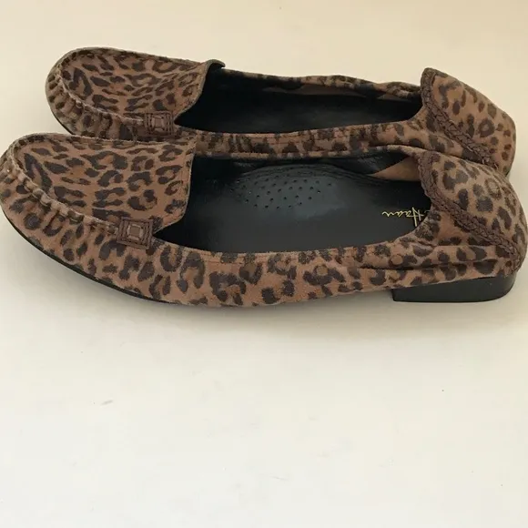 COLE HAAN Ballet Flats Nike Air Leopard Slip On Loafers Women’s Size 9.5 C Wide