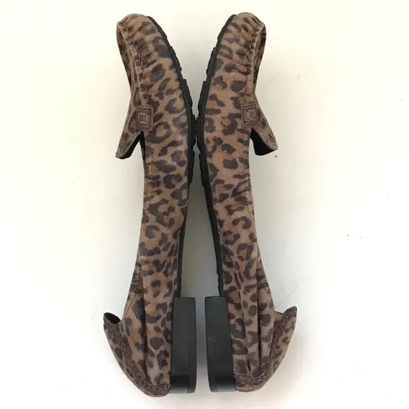 COLE HAAN Ballet Flats Nike Air Leopard Slip On Loafers Women’s Size 9.5 C Wide