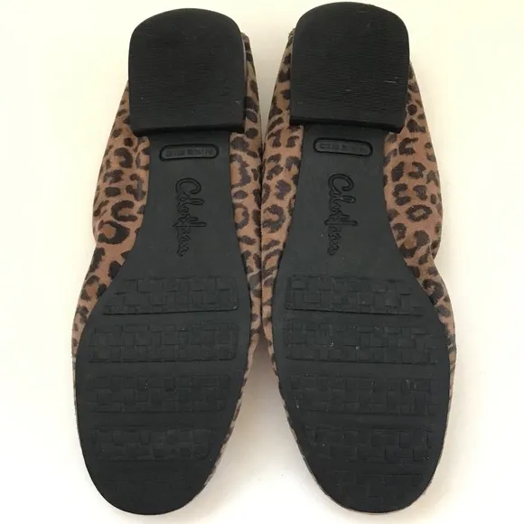 COLE HAAN Ballet Flats Nike Air Leopard Slip On Loafers Women’s Size 9.5 C Wide