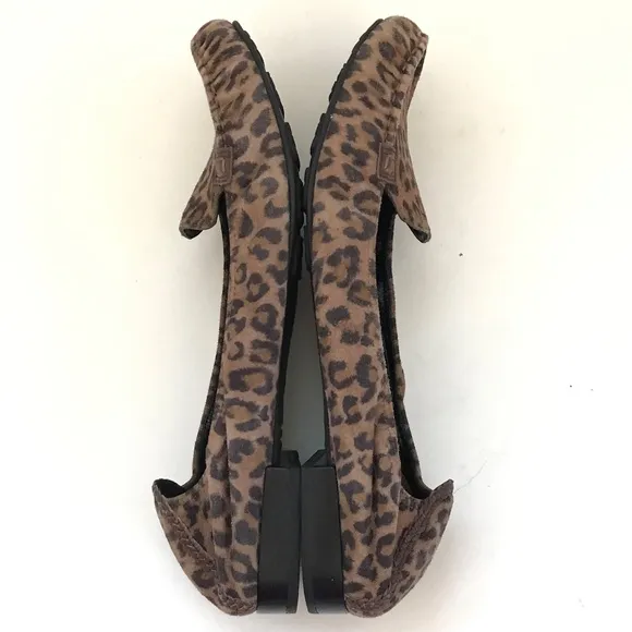 COLE HAAN Ballet Flats Nike Air Leopard Slip On Loafers Women’s Size 9.5 C Wide