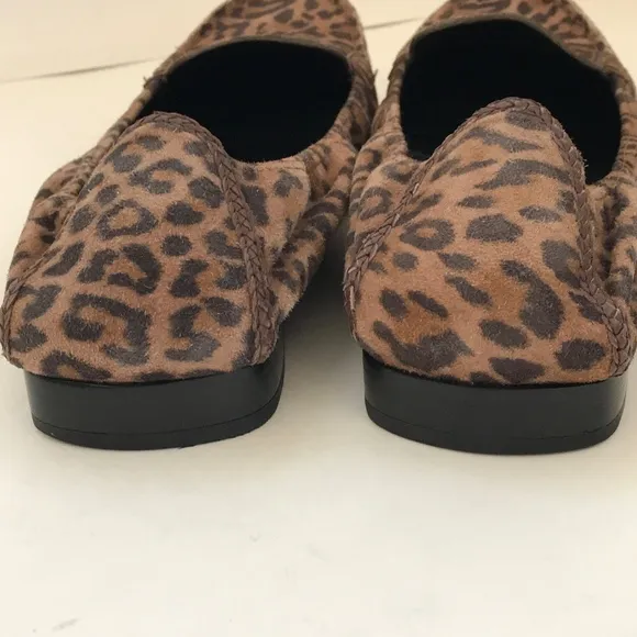 COLE HAAN Ballet Flats Nike Air Leopard Slip On Loafers Women’s Size 9.5 C Wide