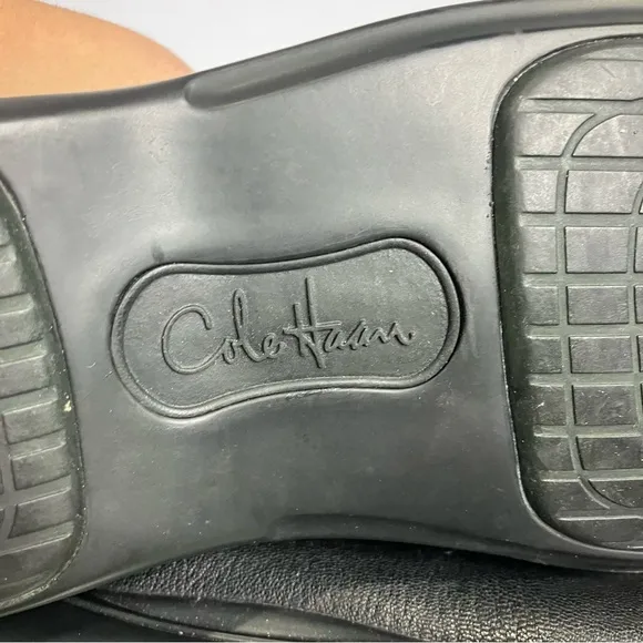 Cole Haan Black leather Nike Air loafers size 10.5